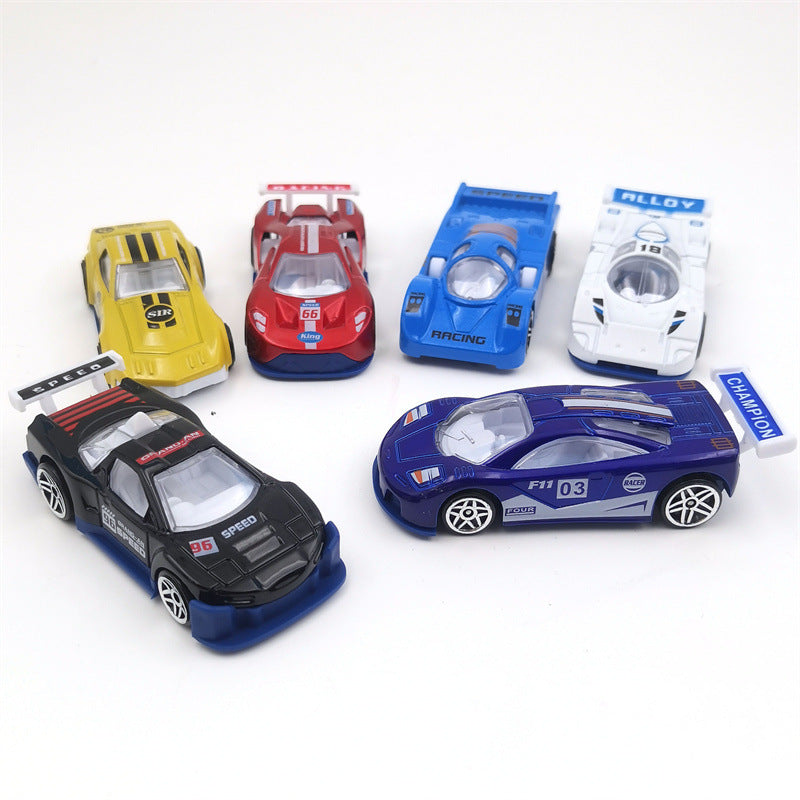 9-Piece 3-Inch 1:64 Scale Alloy Inertia Sliding Mini Model Cars for Boys, Girls, and Adults