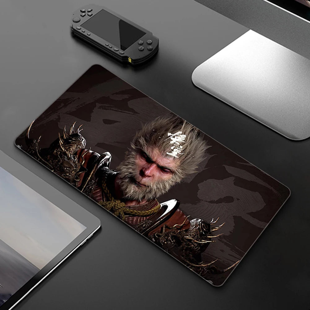 Game Black Myth WuKong Desk Mat for Keyboard and Mouse Large Keyboard Mouse Pad Non-Slip Desk Protecor Mat PC Gaming Accessories