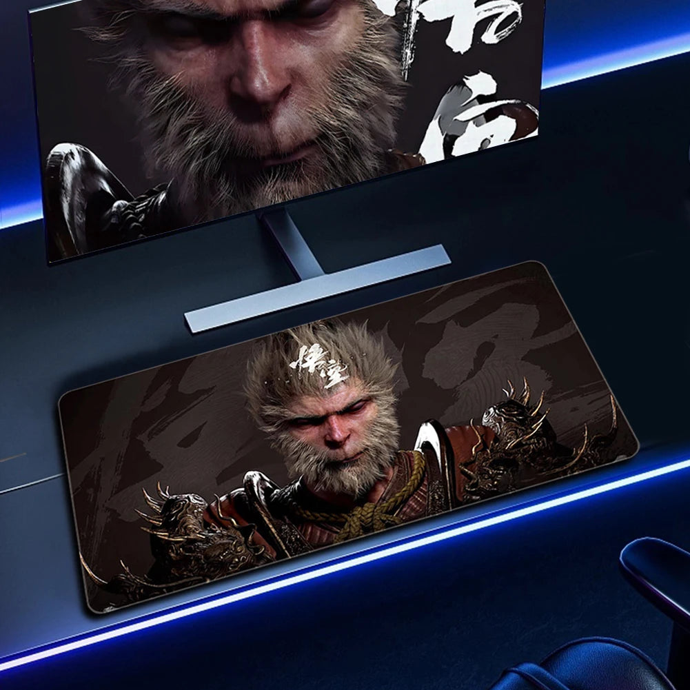 Game Black Myth WuKong Desk Mat for Keyboard and Mouse Large Keyboard Mouse Pad Non-Slip Desk Protecor Mat PC Gaming Accessories