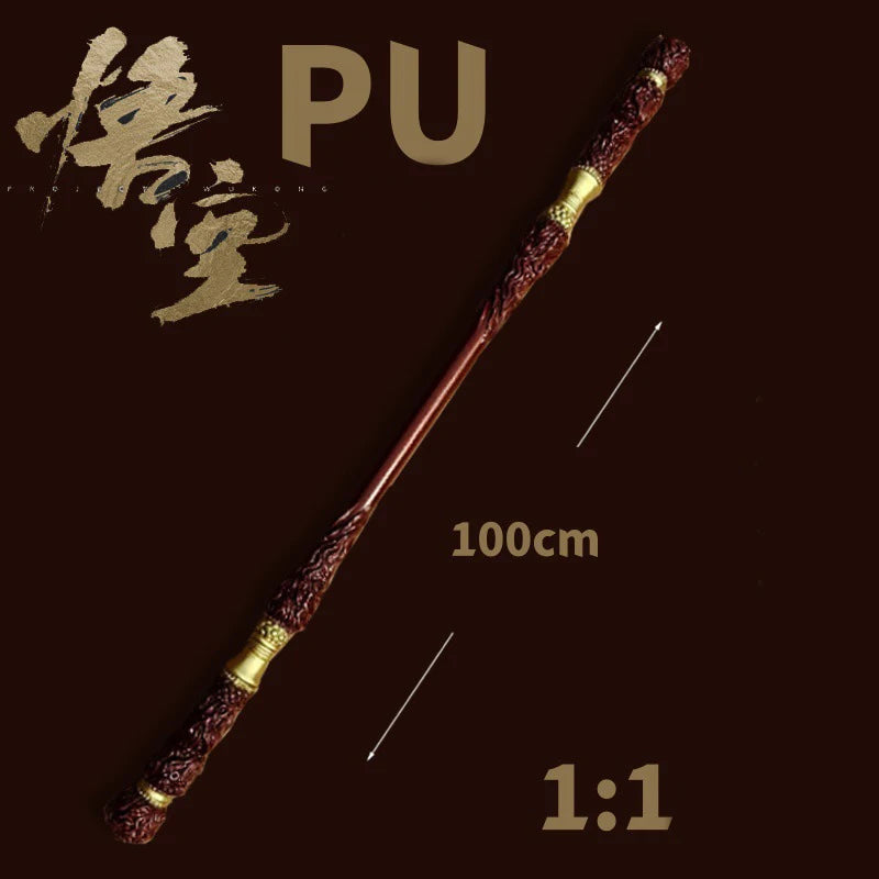 ROLECOS Game Black Myth Wukong 1:1 Cosplay Props 100cm PU Ruyi Golden Cudgel Metal Arts Model Decoration