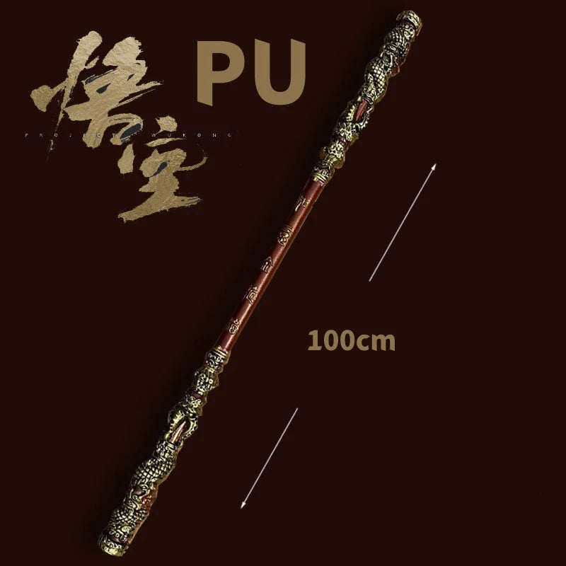 ROLECOS Game Black Myth Wukong 1:1 Cosplay Props 100cm PU Ruyi Golden Cudgel Metal Arts Model Decoration