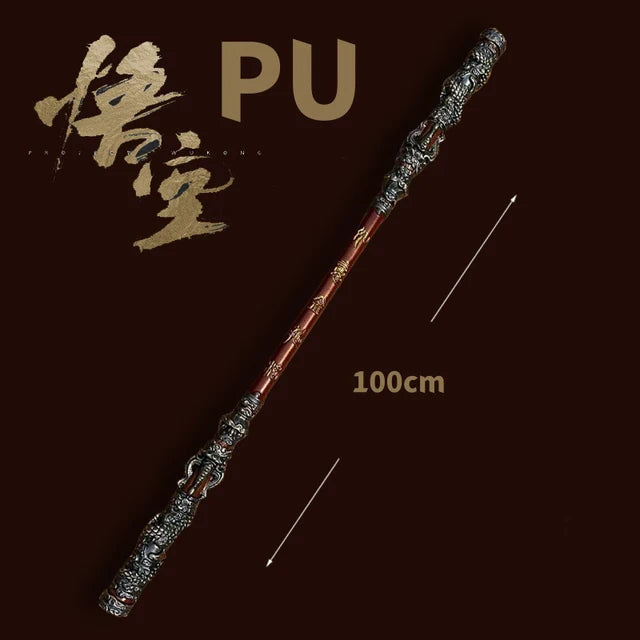 ROLECOS Game Black Myth Wukong 1:1 Cosplay Props 100cm PU Ruyi Golden Cudgel Metal Arts Model Decoration