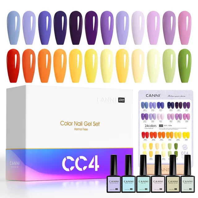 HEMA FREE Nail Gel Polish VIP Kit Color Card VENALISA CANNI Color Gel Professional Soak Off UV LED Nail Gel Varnish Learner Set