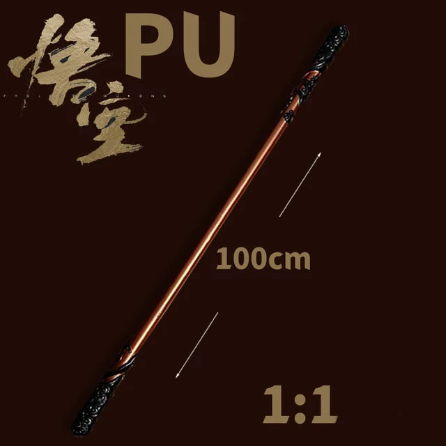 ROLECOS Game Black Myth Wukong 1:1 Cosplay Props 100cm PU Ruyi Golden Cudgel Metal Arts Model Decoration