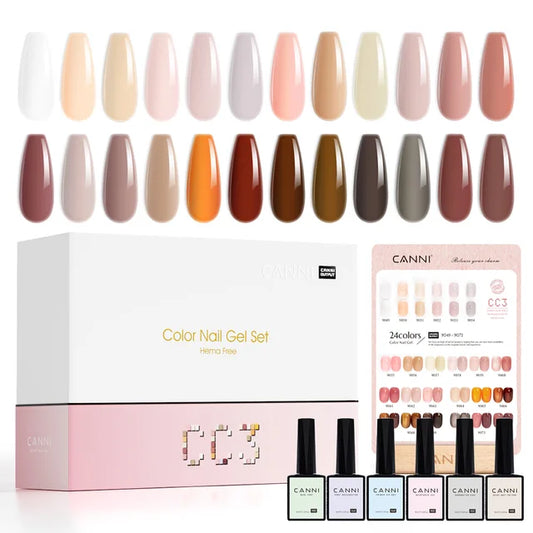 HEMA FREE Nail Gel Polish VIP Kit Color Card VENALISA CANNI Color Gel Professional Soak Off UV LED Nail Gel Varnish Learner Set