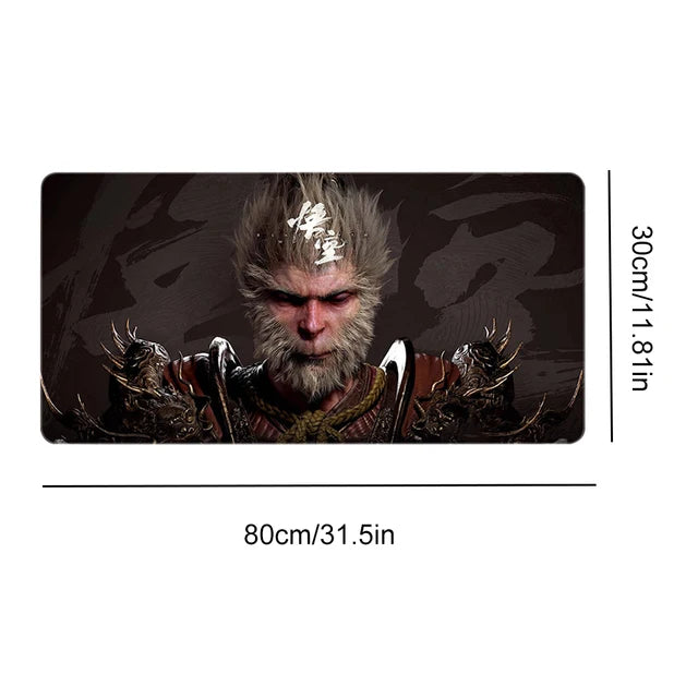 Game Black Myth WuKong Desk Mat for Keyboard and Mouse Large Keyboard Mouse Pad Non-Slip Desk Protecor Mat PC Gaming Accessories