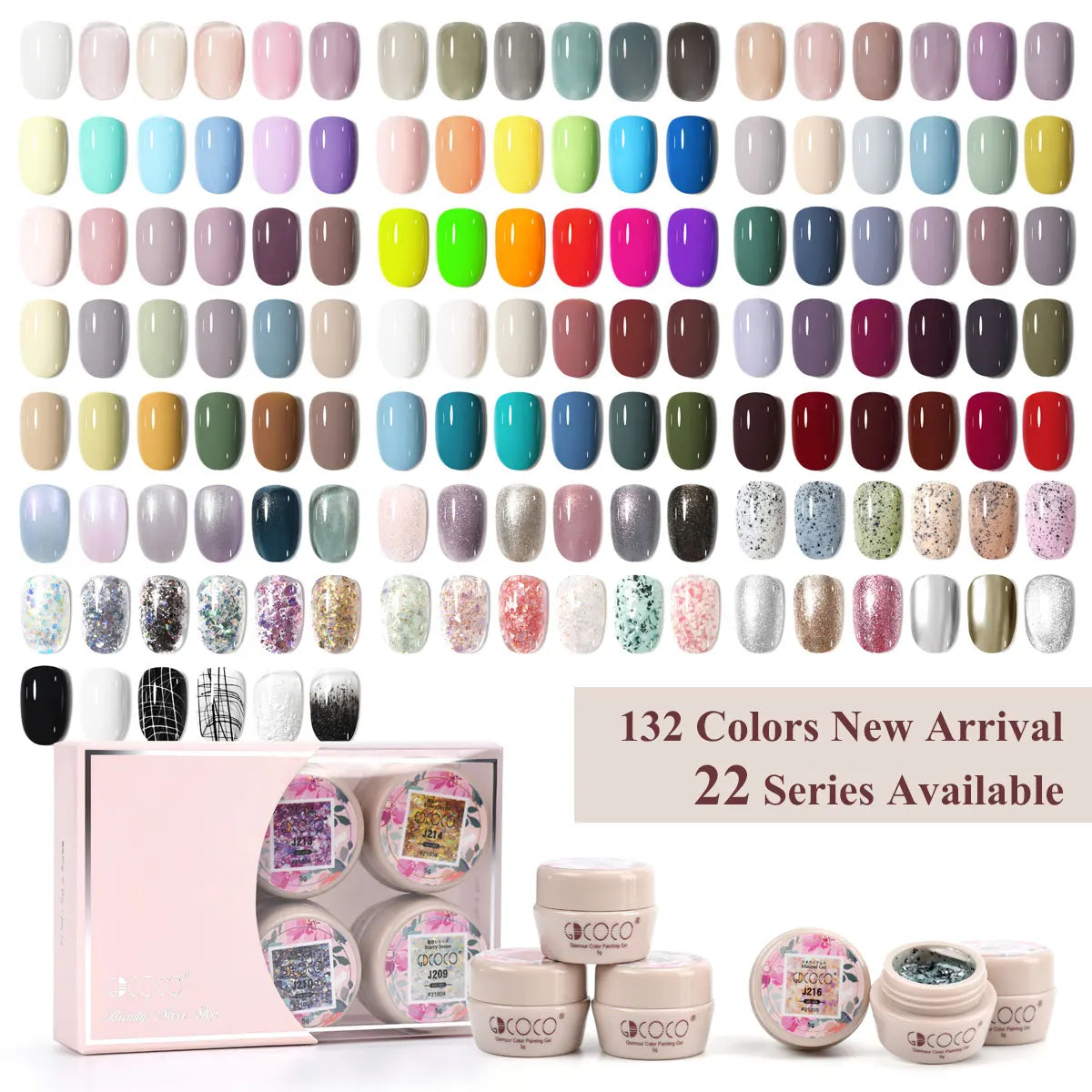 VENALISA Supply 5g/jar Thick Jelly Color Mud Full Coverage Paste Soak Off UV LED Painting Gel Nail Varnish Gorgeous Color Kit